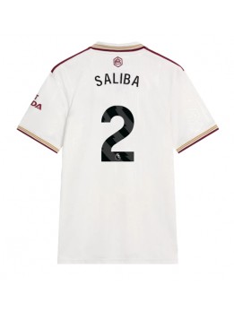 Billige Arsenal William Saliba #2 Tredjedrakt 2025-26 Kortermet